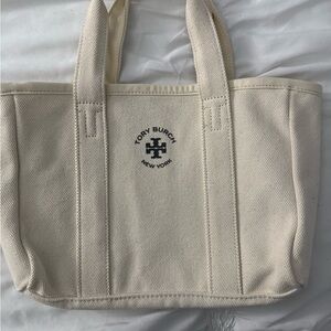 Tory Burch Beige Canvas Tote